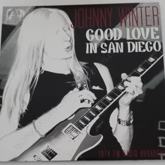 Johnny Winter, Good Love in San Diego (Double album, red vinyl)